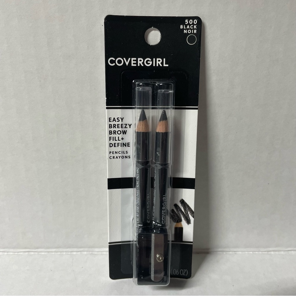 💛$2💛 Covergirl Black Noir Easy Breezy Brow fill + define pencils